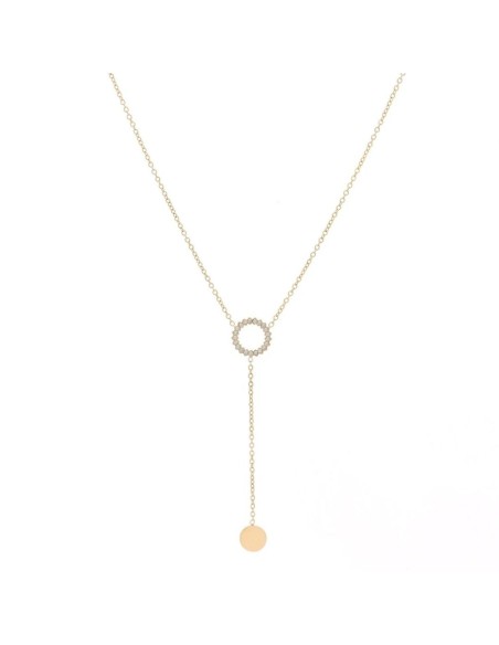 Collar cadena colgante Circonita
