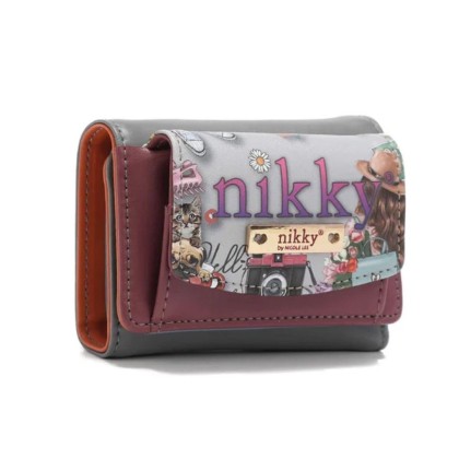 Cartera Plegable en tres Nikky World 2