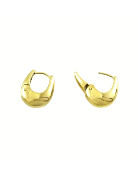 Aros Oval 15mm Dorados (PAR)