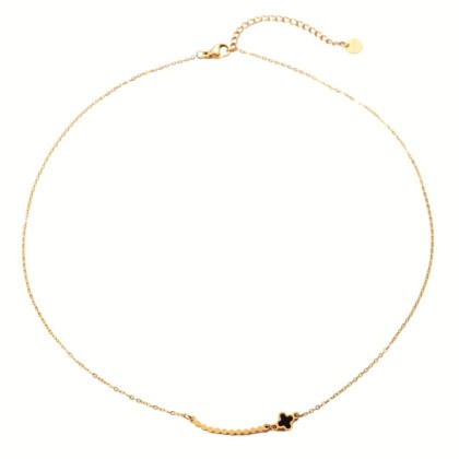 Collar Flor Negra