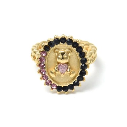 Anillo Osito Corazón