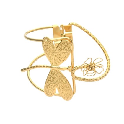 Brazalete Libélula Flor