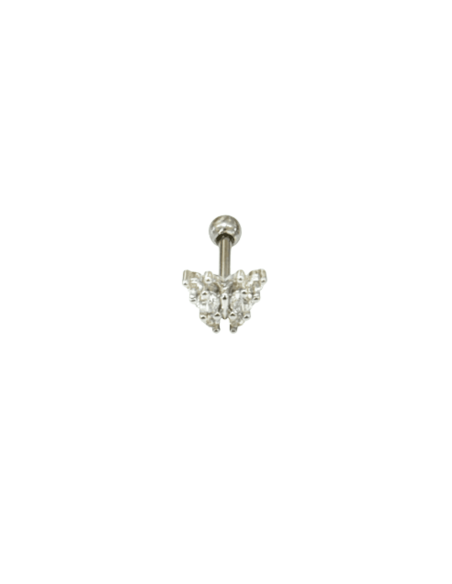 Piercing Mariposa Cristal (UNIDAD)