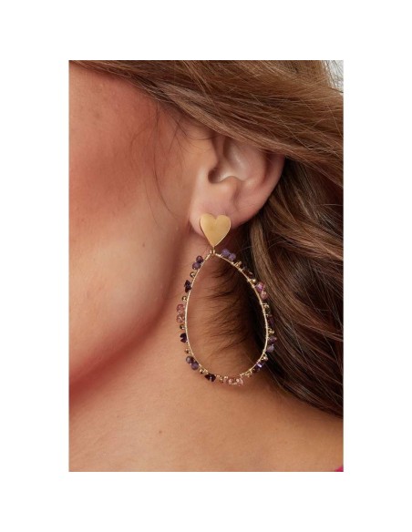 Pendientes Love Violet (PAR)